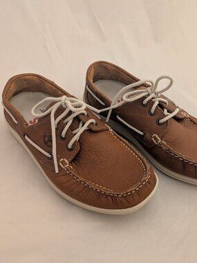 SAS Lace Up Boat Shoe Loafers Womens Sz 7.5 Triple Comfort